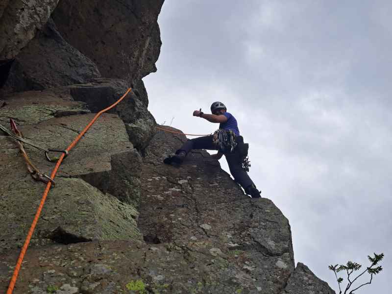 Rock Climbing Instruction Skye Mountaineering Guide